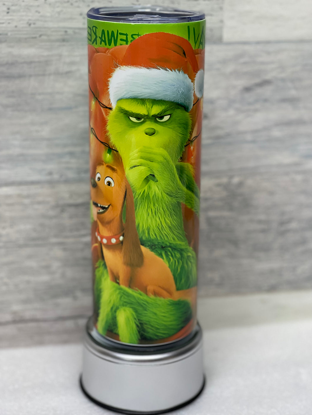 Grinch tumbler