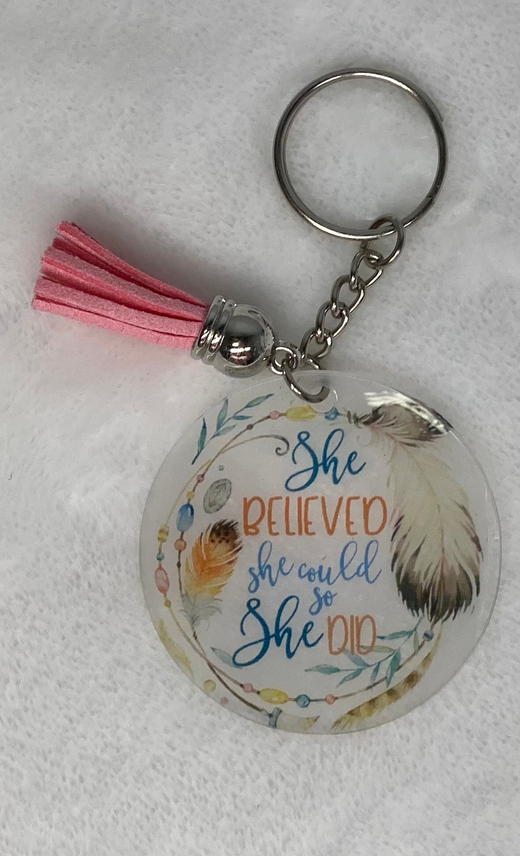 She believed key chain